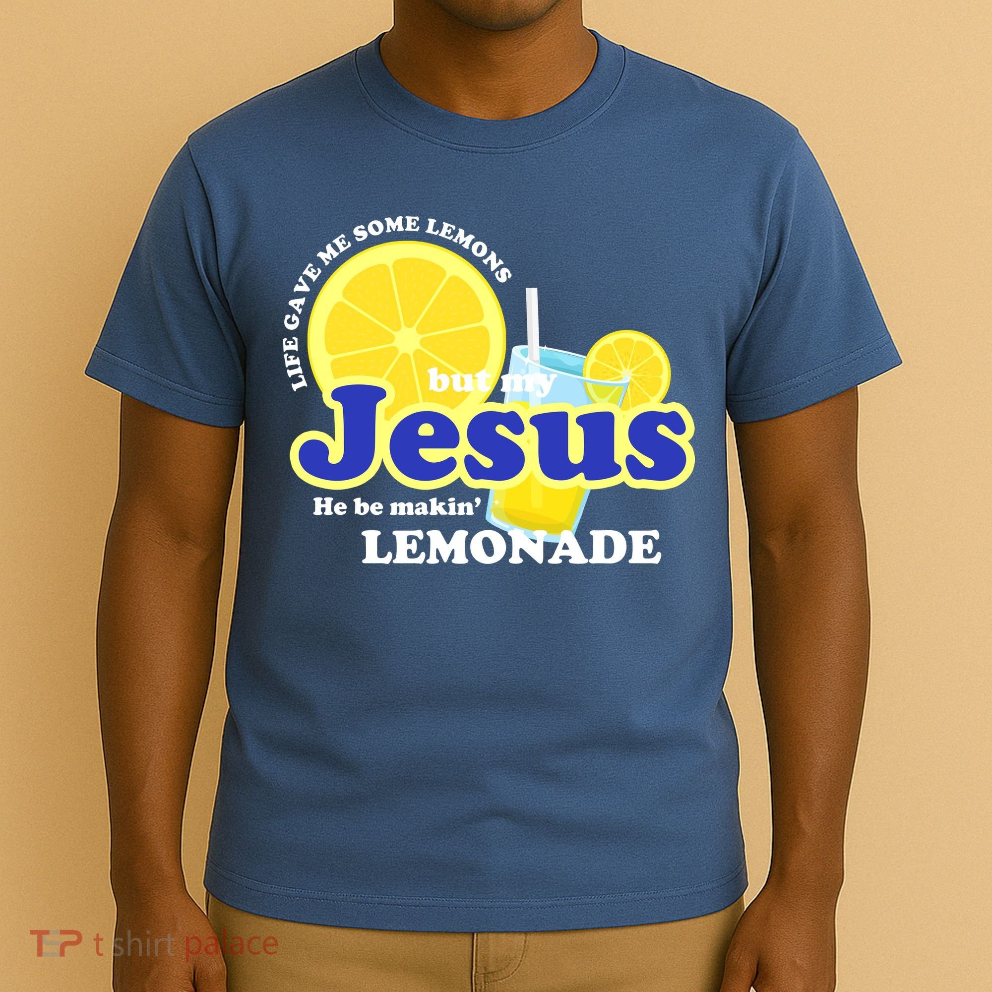 Life Gave Me Some Lemons Jesus Lemonade Christian Quote T-Shirt
