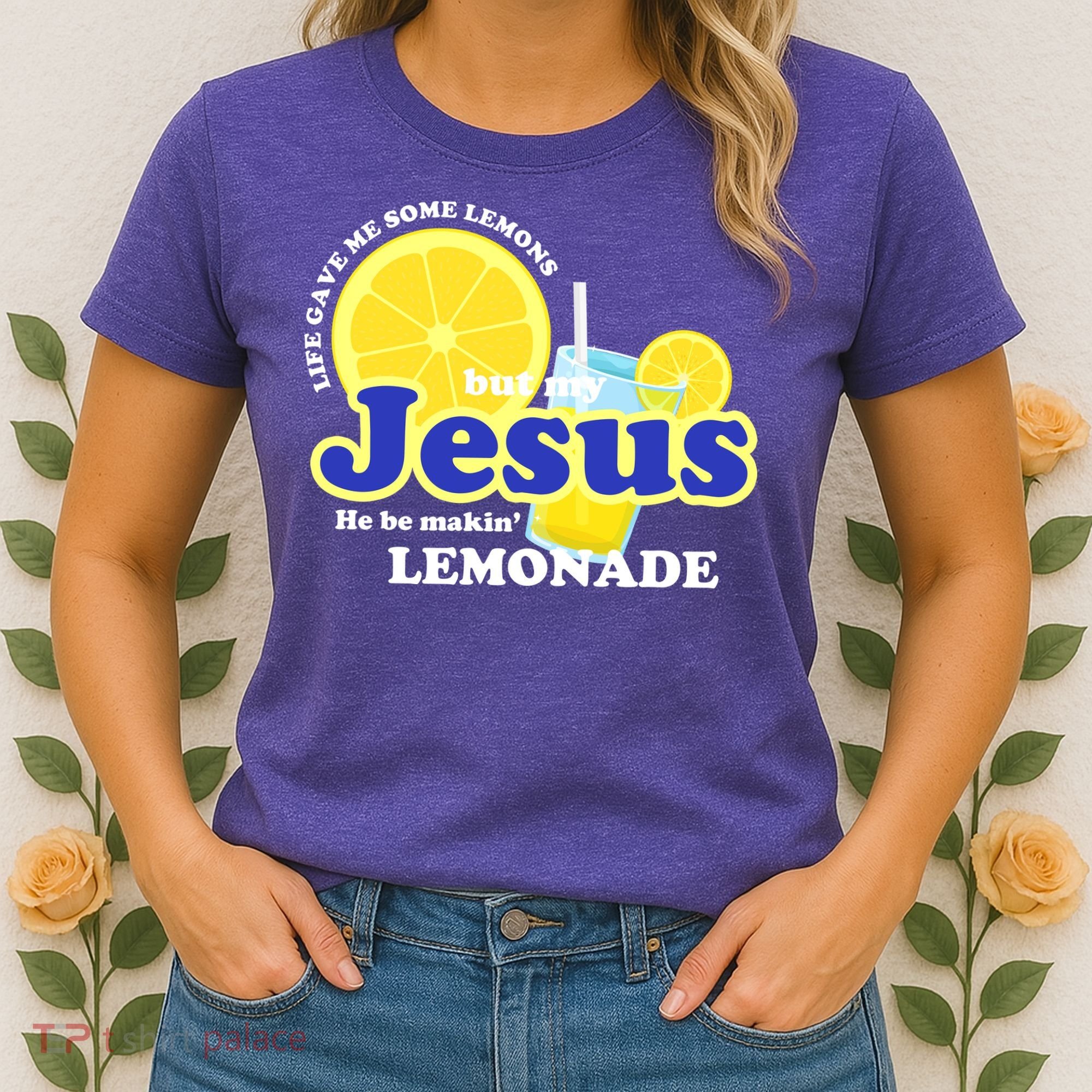 Life Gave Me Some Lemons Jesus Lemonade Christian Quote Women's T-Shirt
