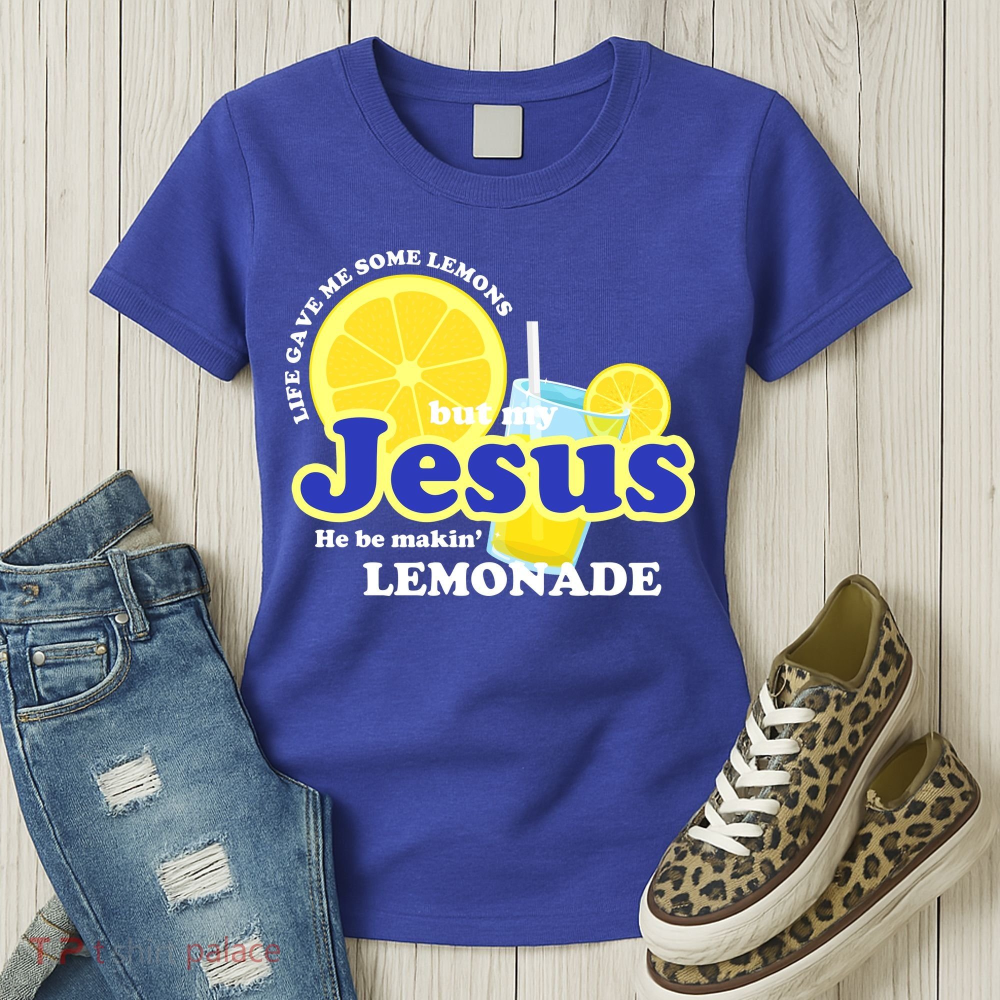Life Gave Me Some Lemons Jesus Lemonade Christian Quote Women's T-Shirt