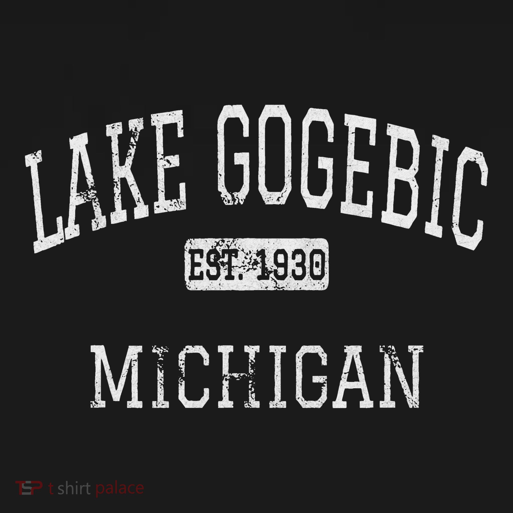 Lake Gogebic Michigan Mi Vintage T-Shirt