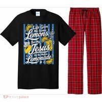 Life Gave Me Lemons Jesus Makes Lemonade Pajama Set thumb 0