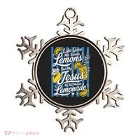 Life Gave Me Lemons Jesus Makes Lemonade Ornament thumb 0