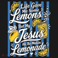 Life Gave Me Lemons Jesus Makes Lemonade Toddler Hoodie thumb 2