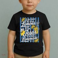 Life Gave Me Lemons Jesus Makes Lemonade Toddler T-Shirt thumb 2