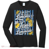 Life Gave Me Lemons Jesus Makes Lemonade Women's Long Sleeve Shirt thumb 0