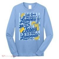 Life Gave Me Lemons Jesus Makes Lemonade Long Sleeve Shirt thumb 0