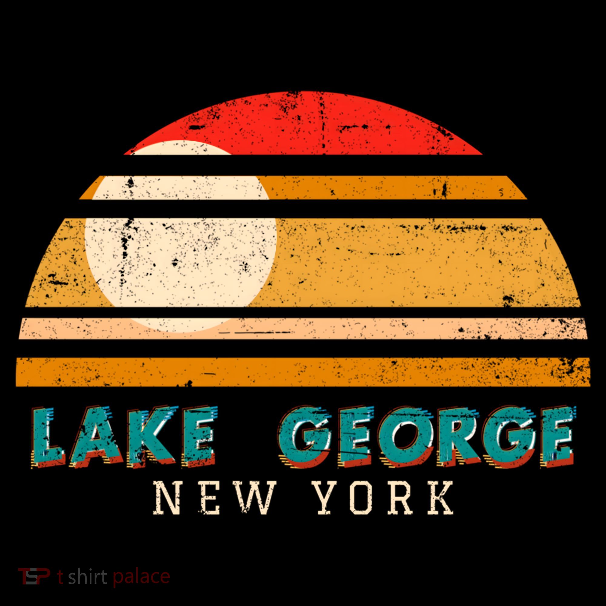 Lake George Ny Product Meaningful Gift Distressed Sunset Lake George Print Gift Coffee Mug