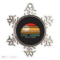Lake George Ny Product Meaningful Gift Distressed Sunset Lake George Print Gift Ornament thumb 0
