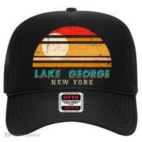 Lake George Ny Product Meaningful Gift Distressed Sunset Lake George Print Gift Hat thumb 0