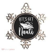 Let's Get Nauti Cruising Vacation Family Trip Gift Ornament thumb 0