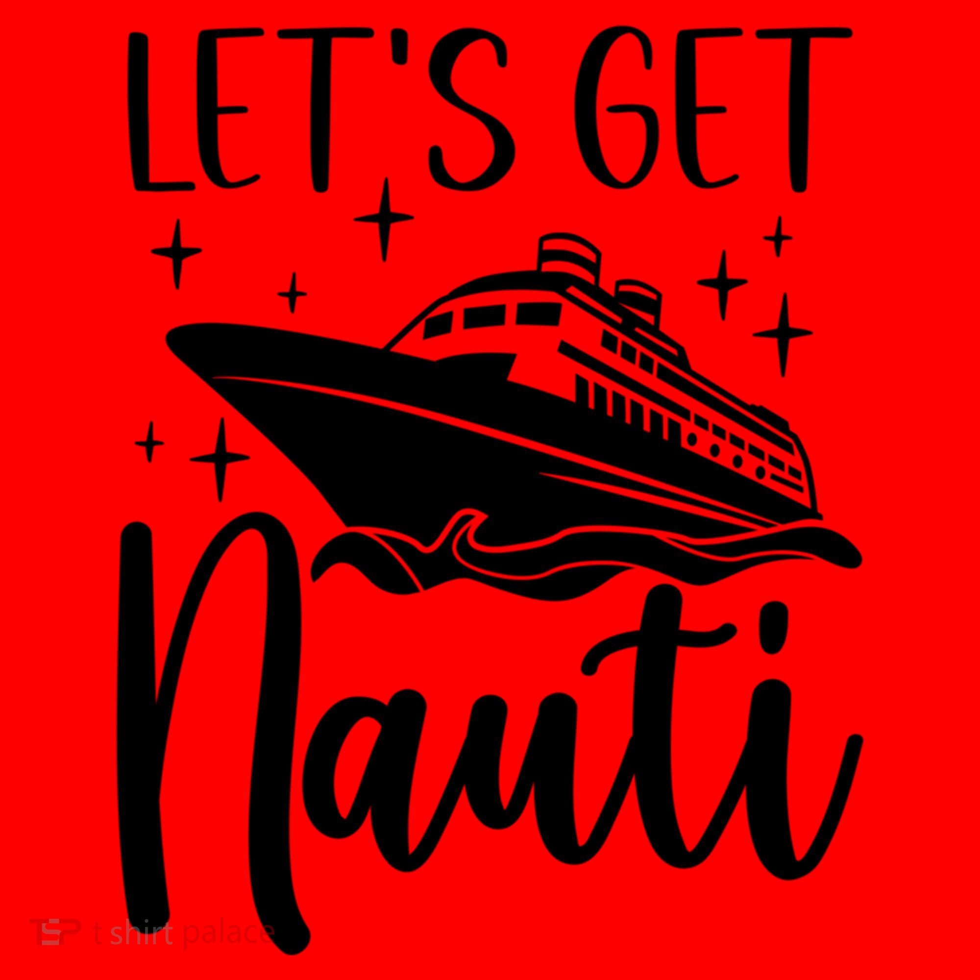 Let's Get Nauti Cruising Vacation Family Trip Gift Santa Hat