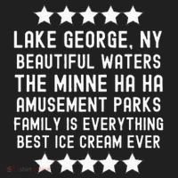 Lake George New York Beautiful Waters Amusement Parks Fun Hat thumb 2