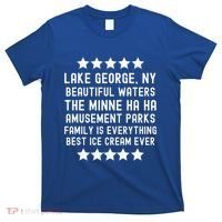 Lake George New York Beautiful Waters Amusement Parks Fun T-Shirt thumb 0