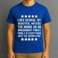 Lake George New York Beautiful Waters Amusement Parks Fun T-Shirt thumb 3