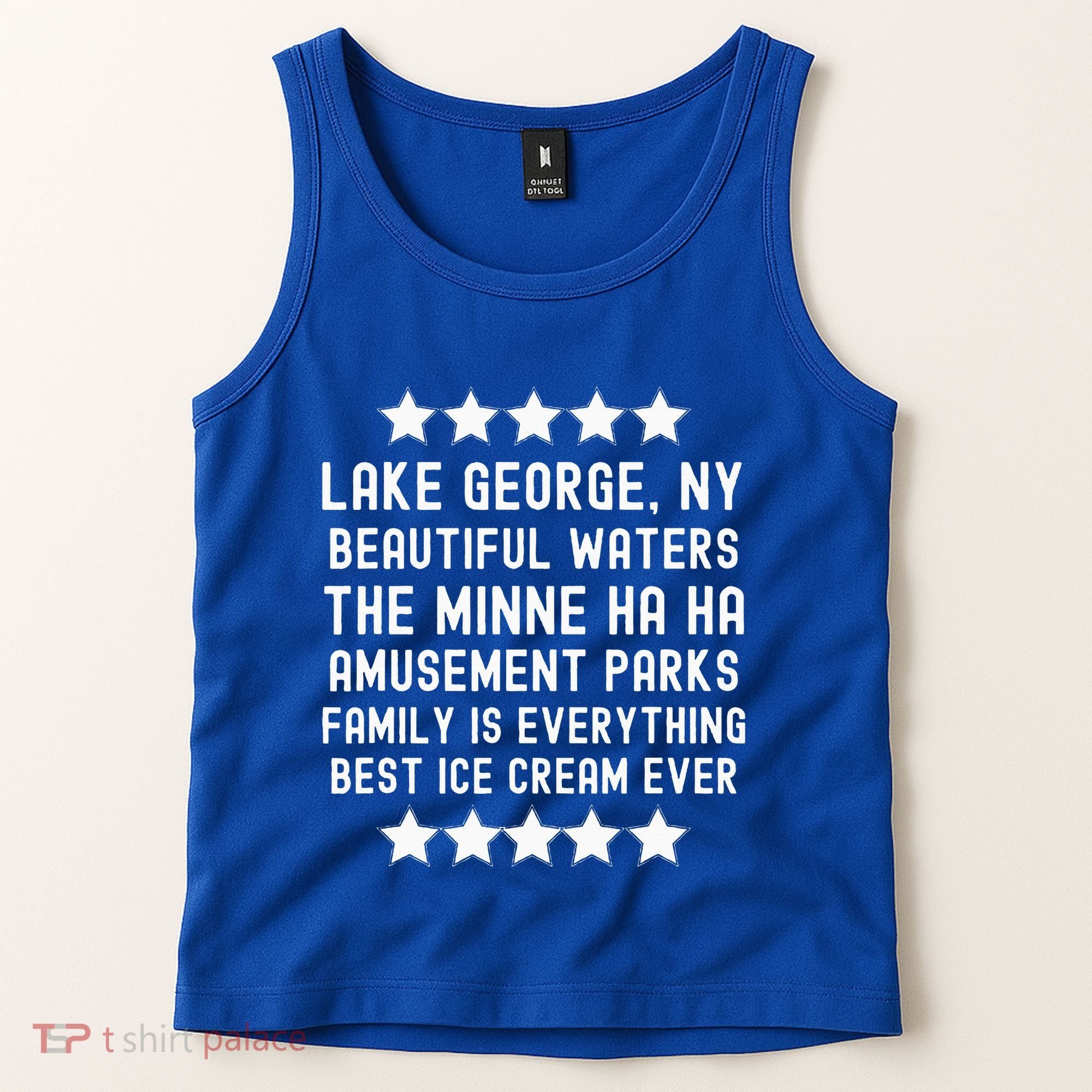 Lake George New York Beautiful Waters Amusement Parks Fun Tank Top