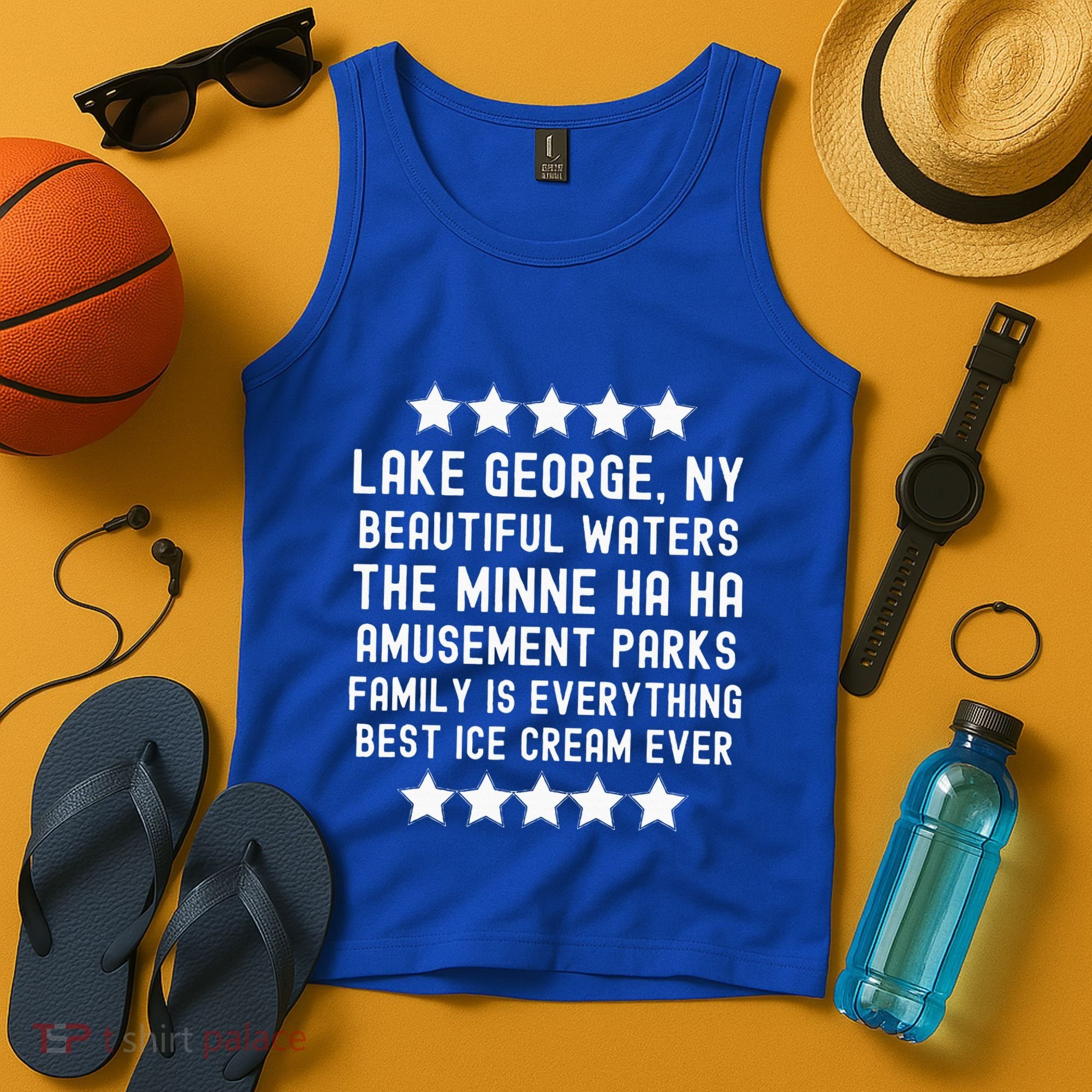 Lake George New York Beautiful Waters Amusement Parks Fun Tank Top