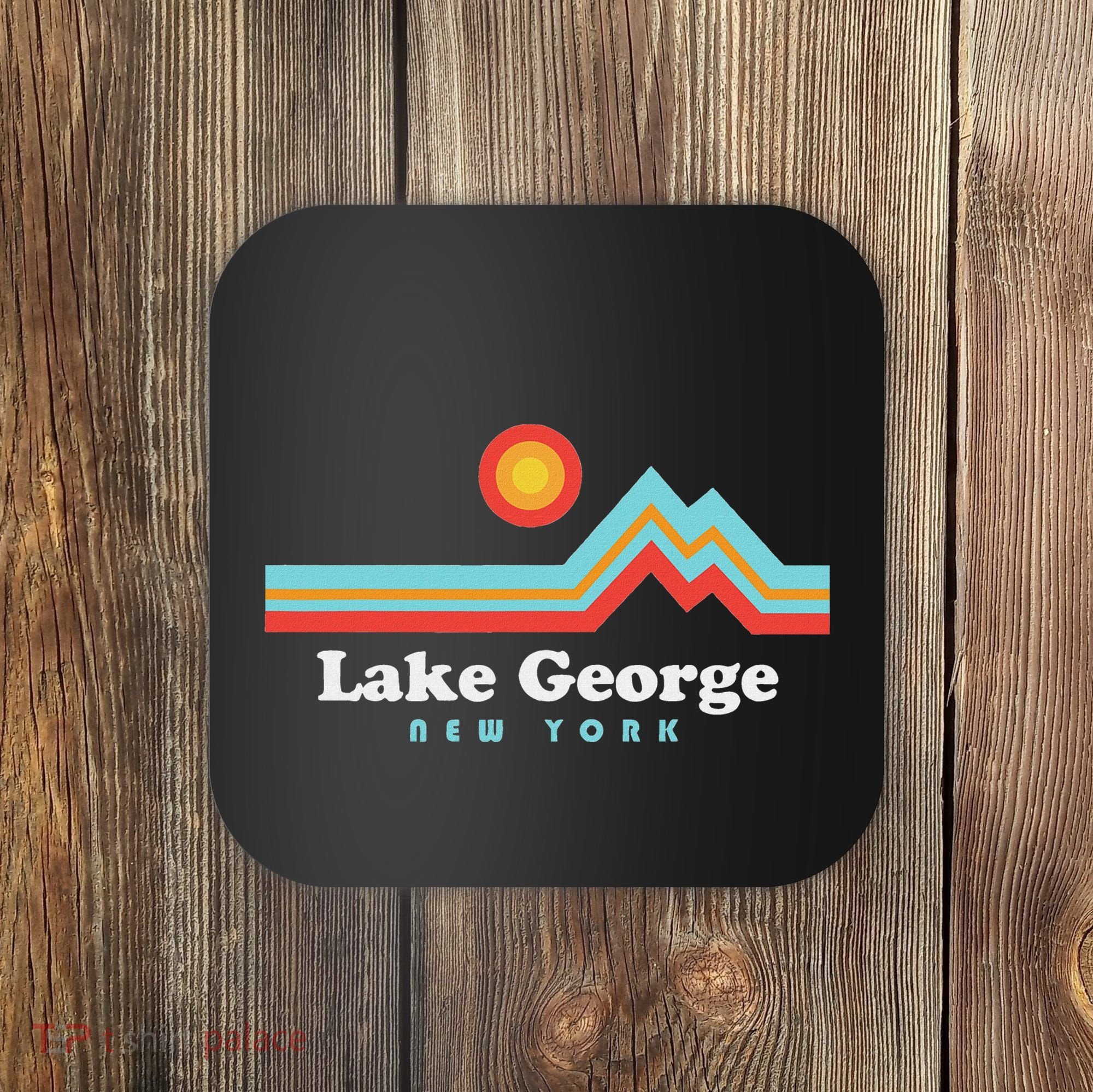 Lake George New York Sunset Mountains Coaster