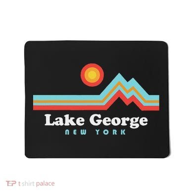 Lake George New York Sunset Mountains Mousepad