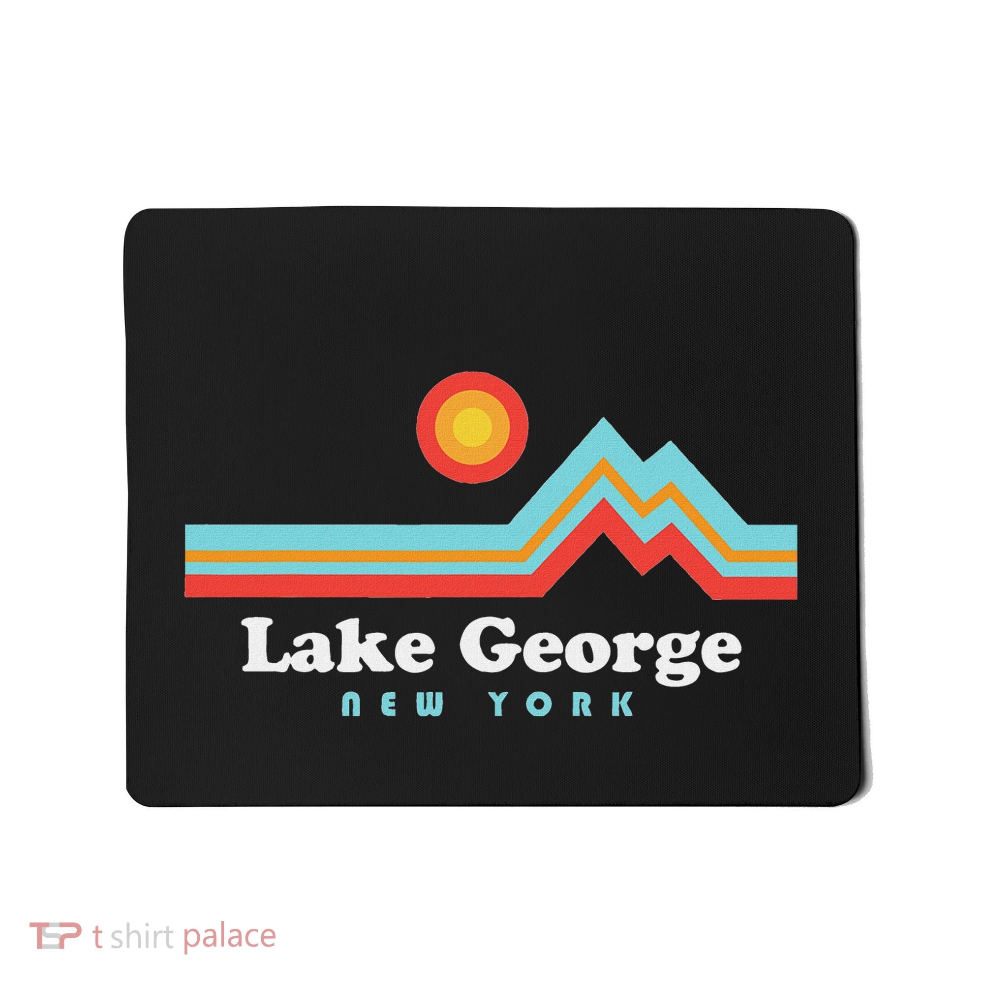 Lake George New York Sunset Mountains Mousepad