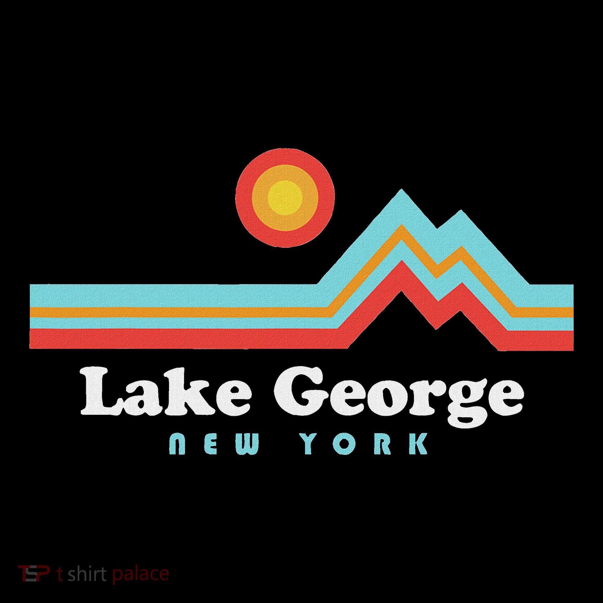 Lake George New York Sunset Mountains Mousepad