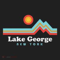Lake George New York Sunset Mountains Hat thumb 2