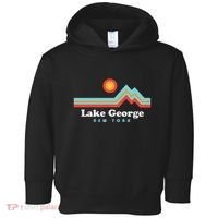 Lake George New York Sunset Mountains Toddler Hoodie thumb 0