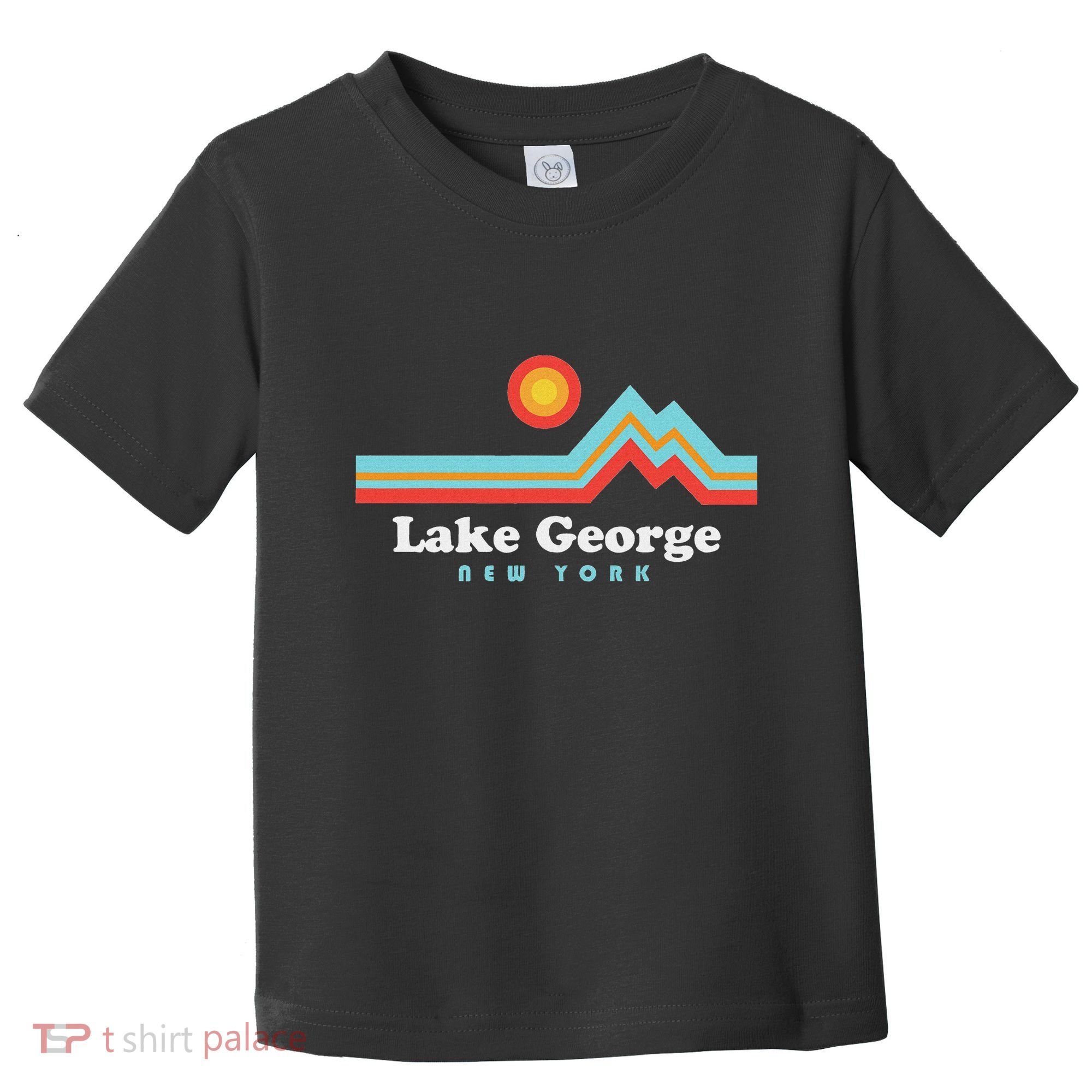 Lake George New York Sunset Mountains Toddler T-Shirt