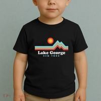Lake George New York Sunset Mountains Toddler T-Shirt thumb 2