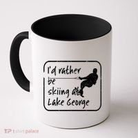 Lake George New York Id Rather Be Water Skiing Great Gift Coffee Mug thumb 0