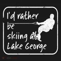 Lake George New York Id Rather Be Water Skiing Great Gift Pajama Set thumb 2