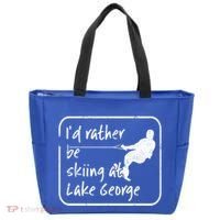 Lake George New York Id Rather Be Water Skiing Great Gift Tote Bag thumb 0