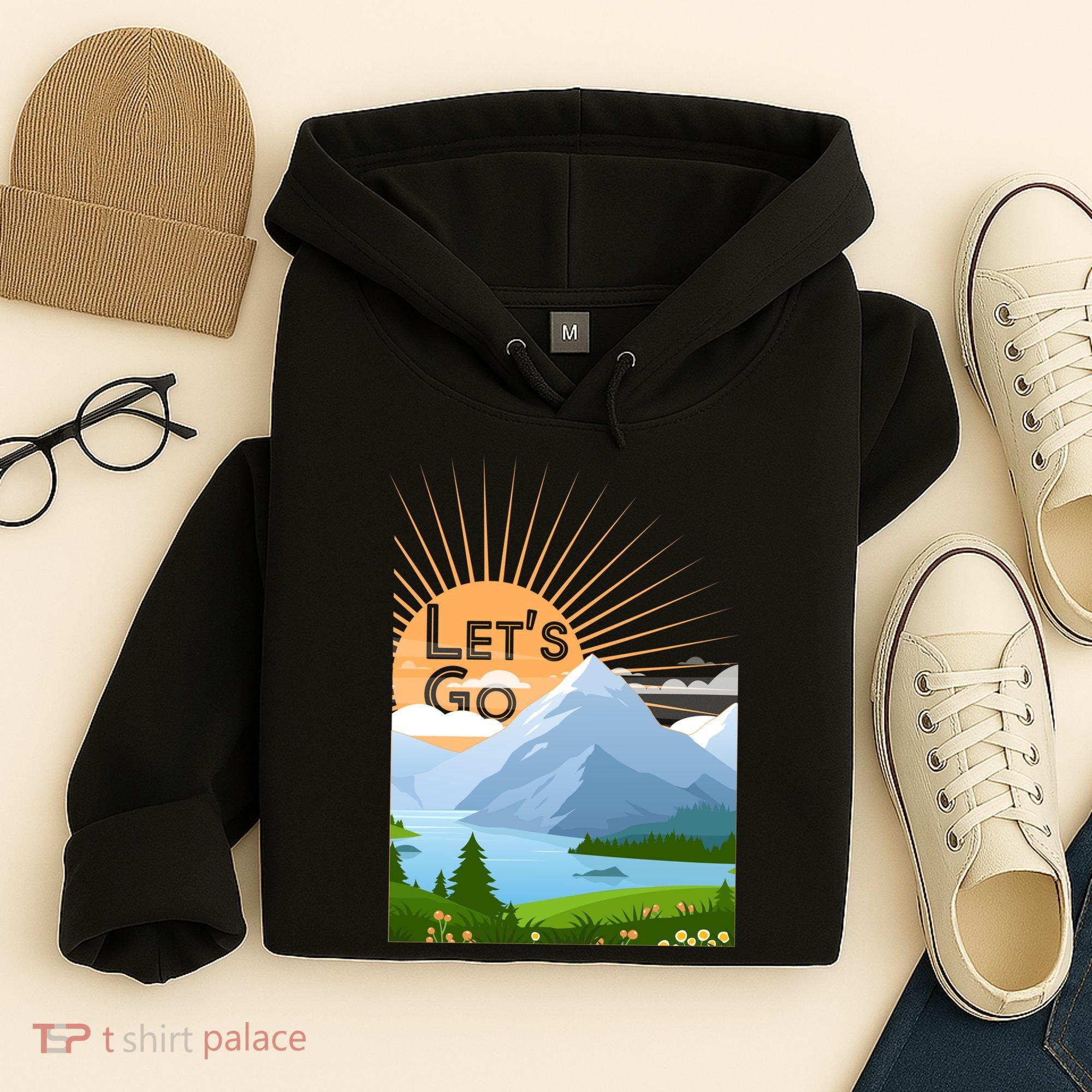 Let's Go Nature Fan Hoodie