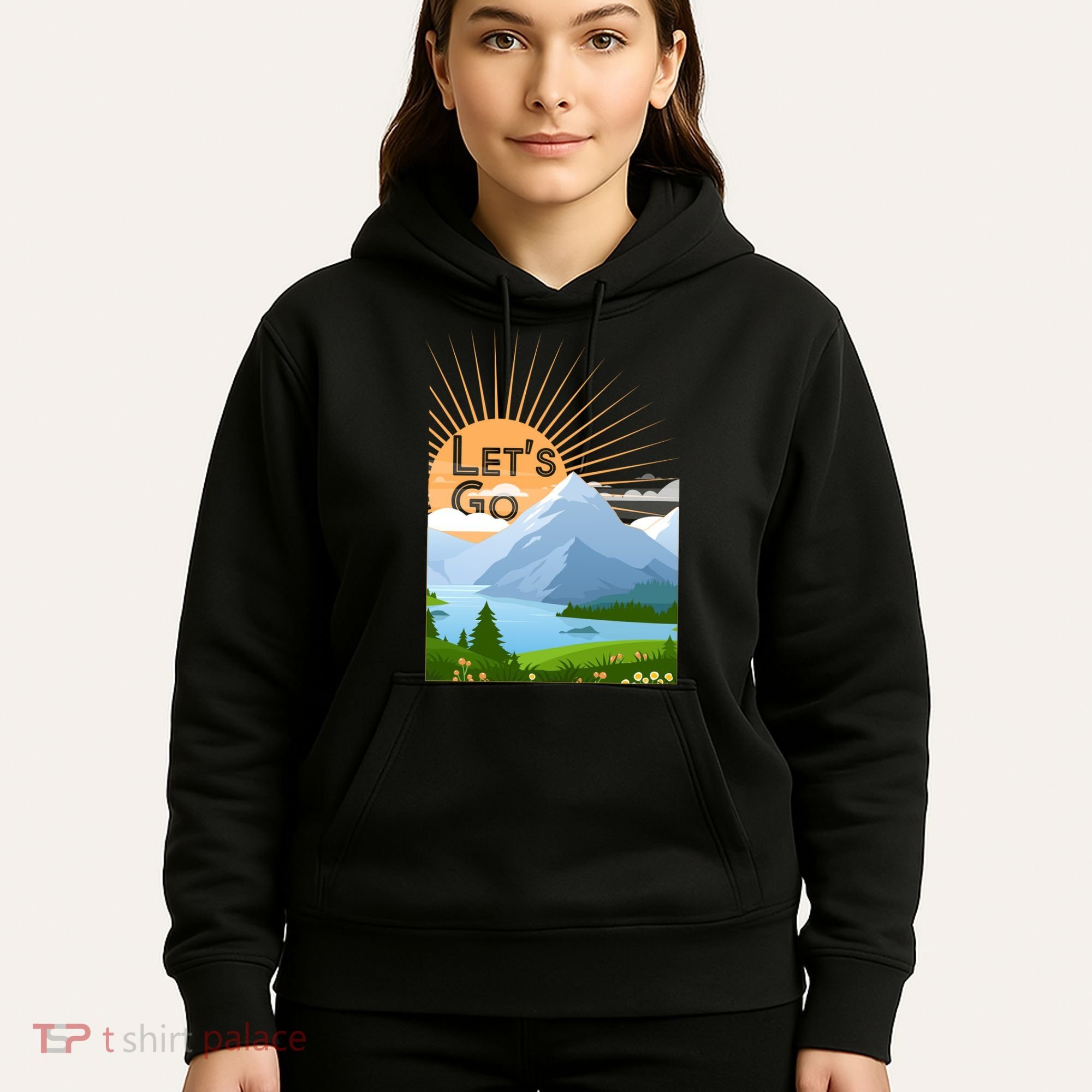 Let's Go Nature Fan Hoodie