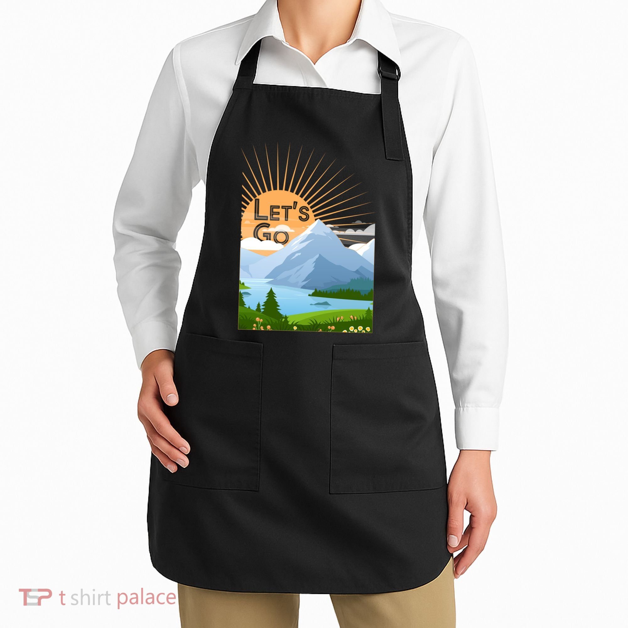 Let's Go Nature Fan Apron