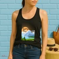 Let's Go Nature Fan Women's Tank Top thumb 2