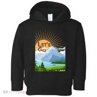 Let's Go Nature Fan Toddler Hoodie thumb 0