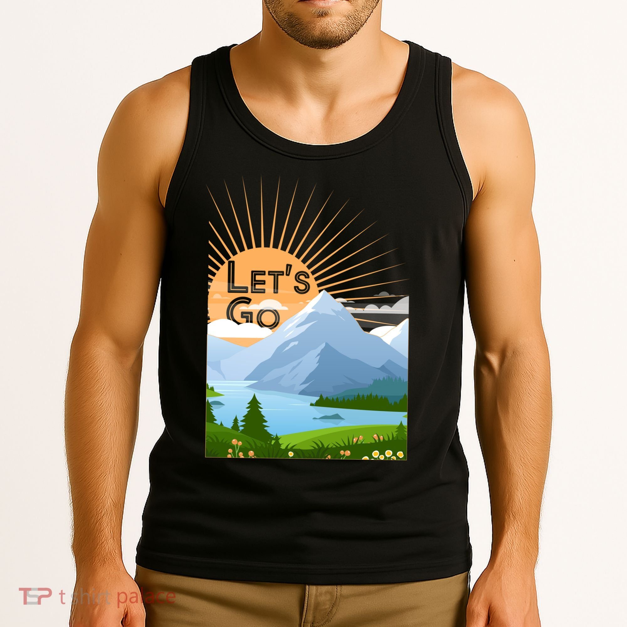 Let's Go Nature Fan Tank Top