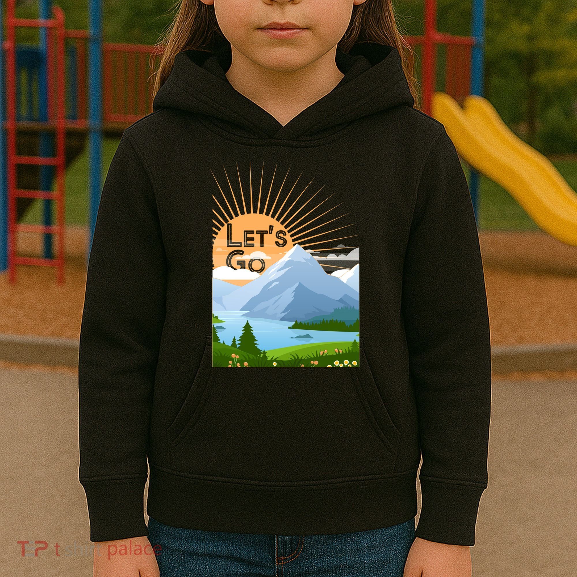 Let's Go Nature Fan Kids Hoodie