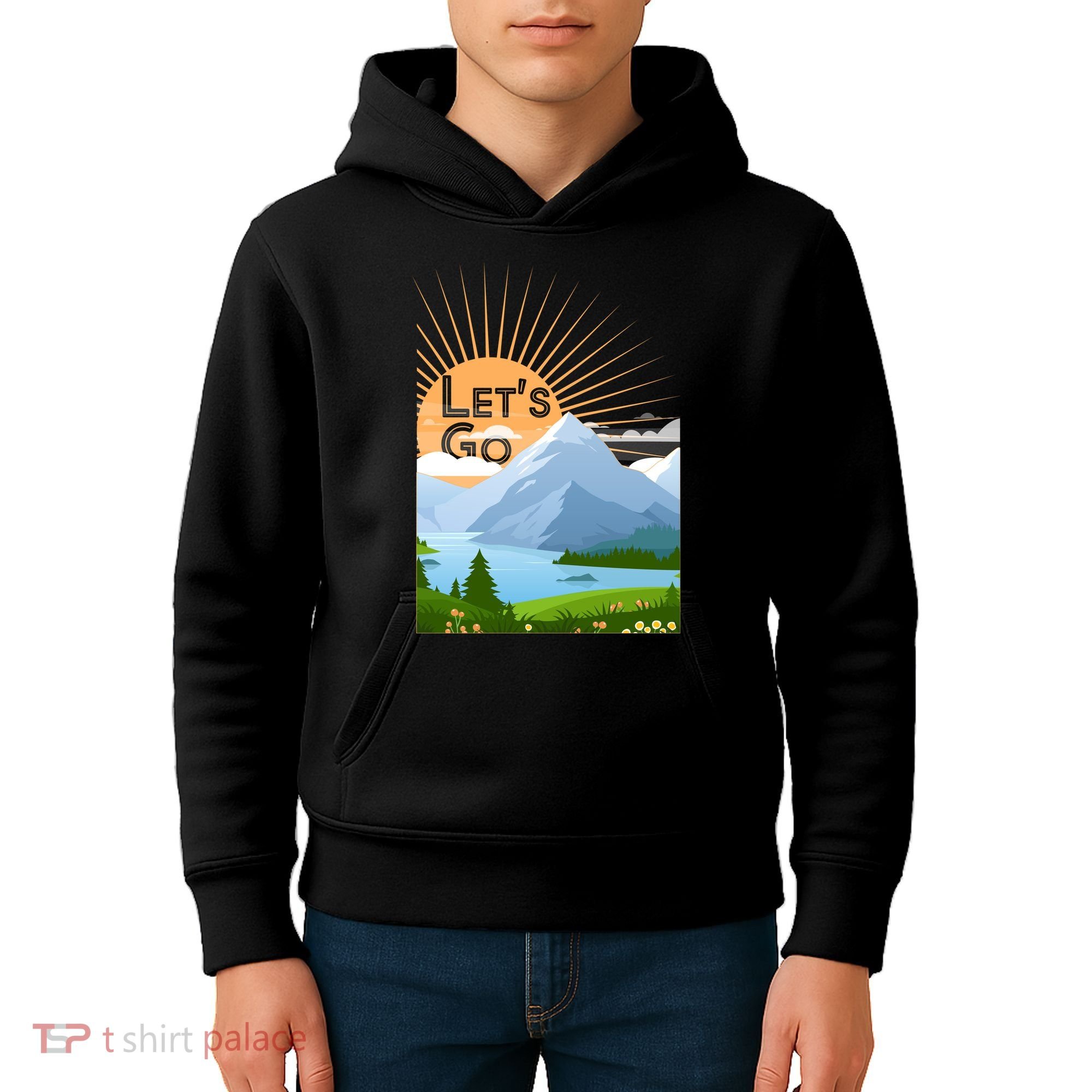 Let's Go Nature Fan Kids Hoodie