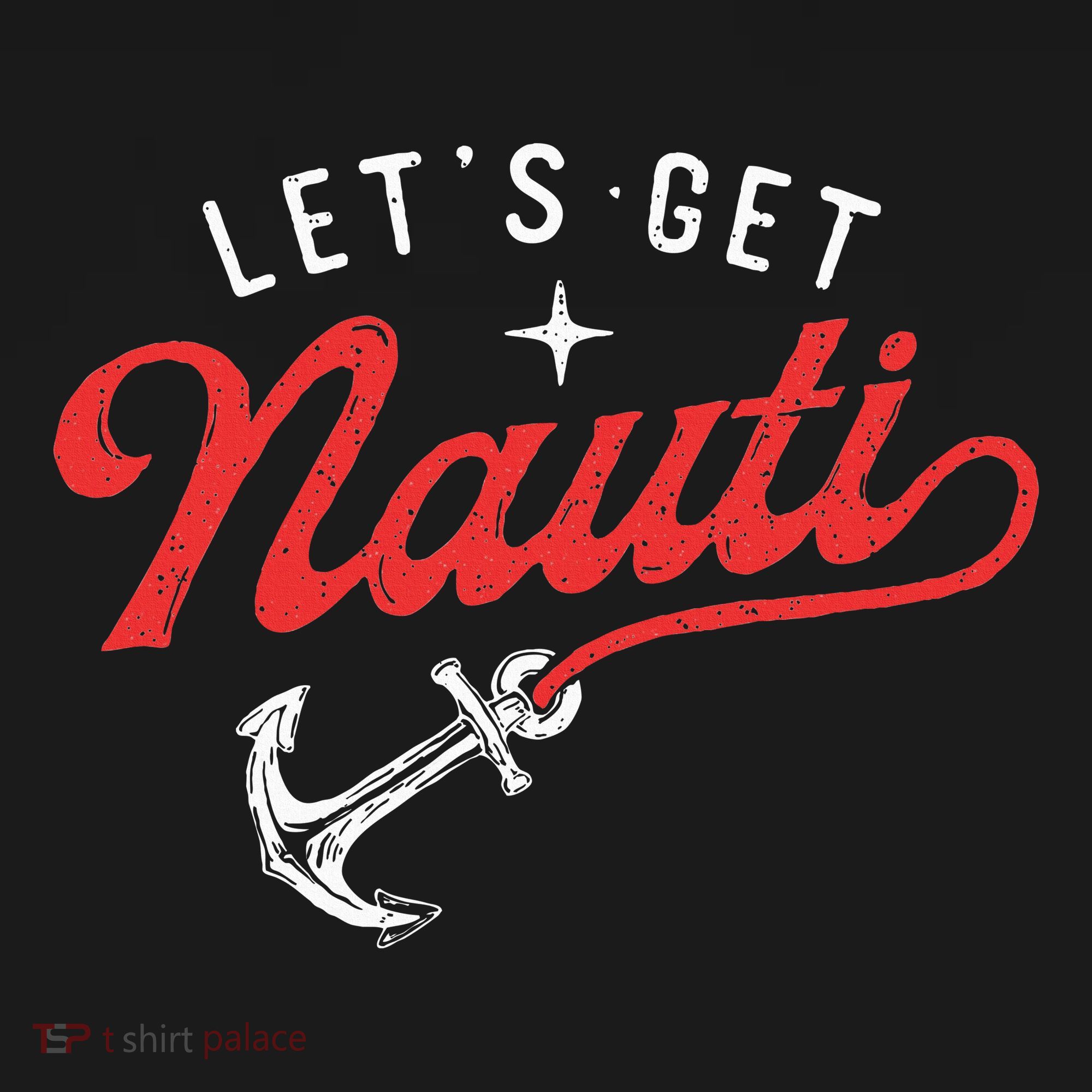 LetS Get Nauti Boating Boat Lover Anchor Captain Sweatshirt
