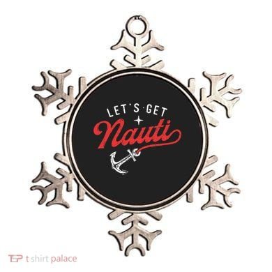 LetS Get Nauti Boating Boat Lover Anchor Captain Ornament