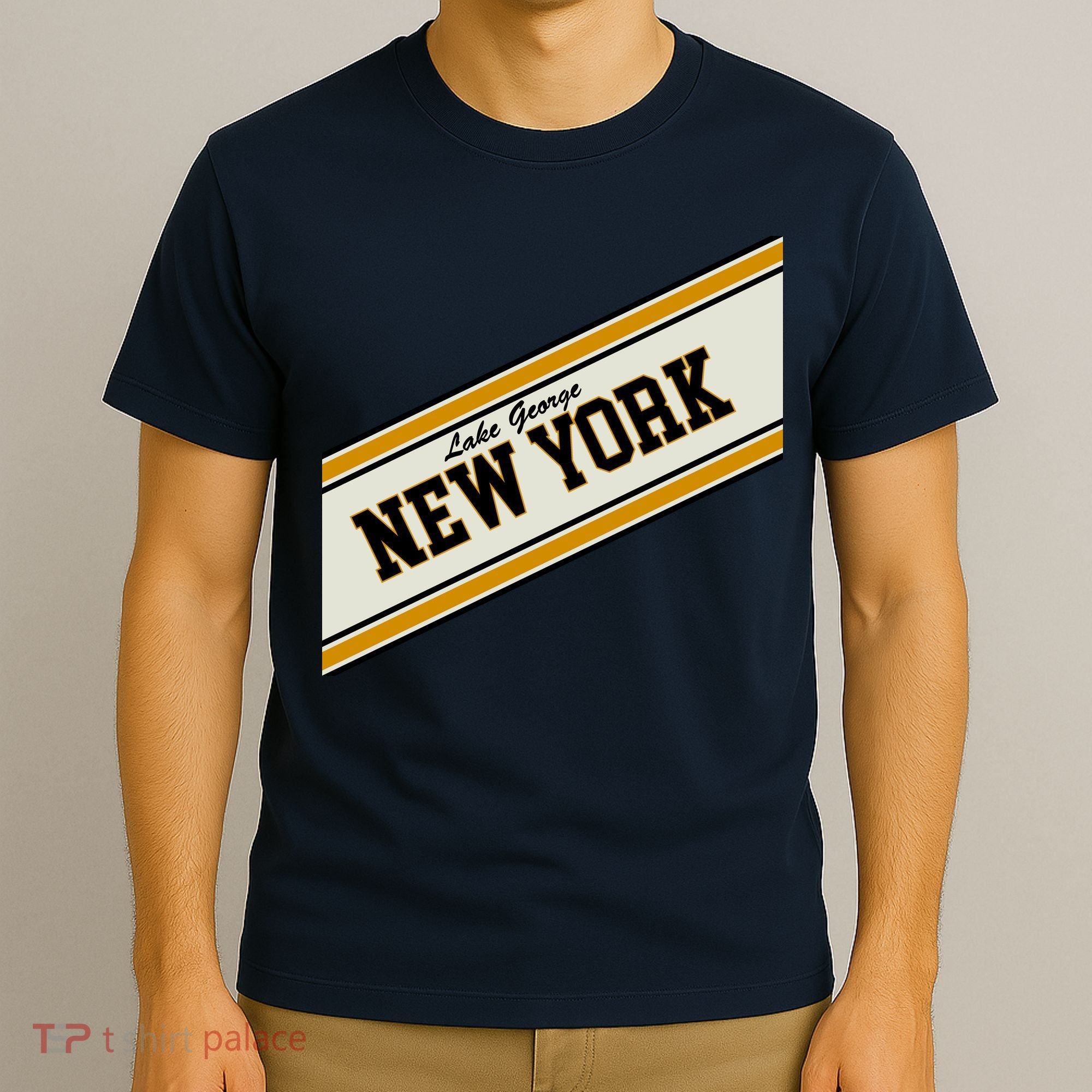 Lake George New York Varsity Logo T-Shirt