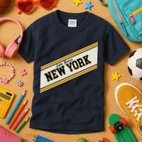Lake George New York Varsity Logo Kids T-Shirt thumb 3