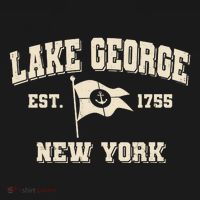 Lake George New York Est. 1755 Button thumb 1
