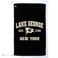 Lake George New York Est. 1755 Golf Towel thumb 0