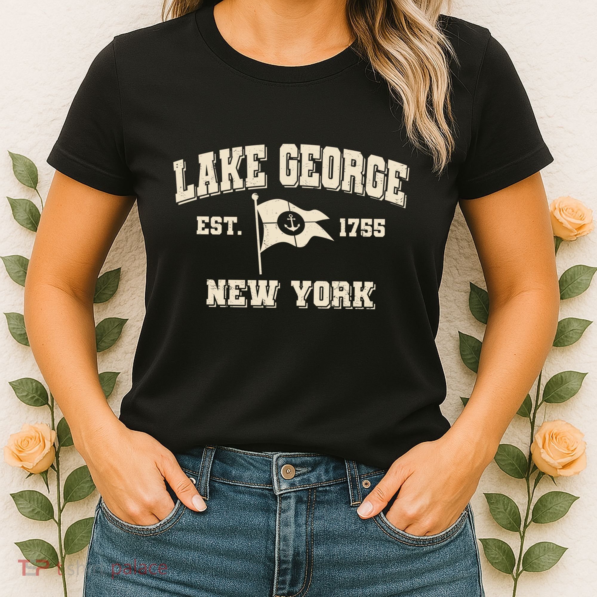 Lake George New York Est. 1755 Women's T-Shirt