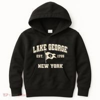 Lake George New York Est. 1755 Kids Hoodie thumb 0