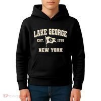 Lake George New York Est. 1755 Kids Hoodie thumb 4