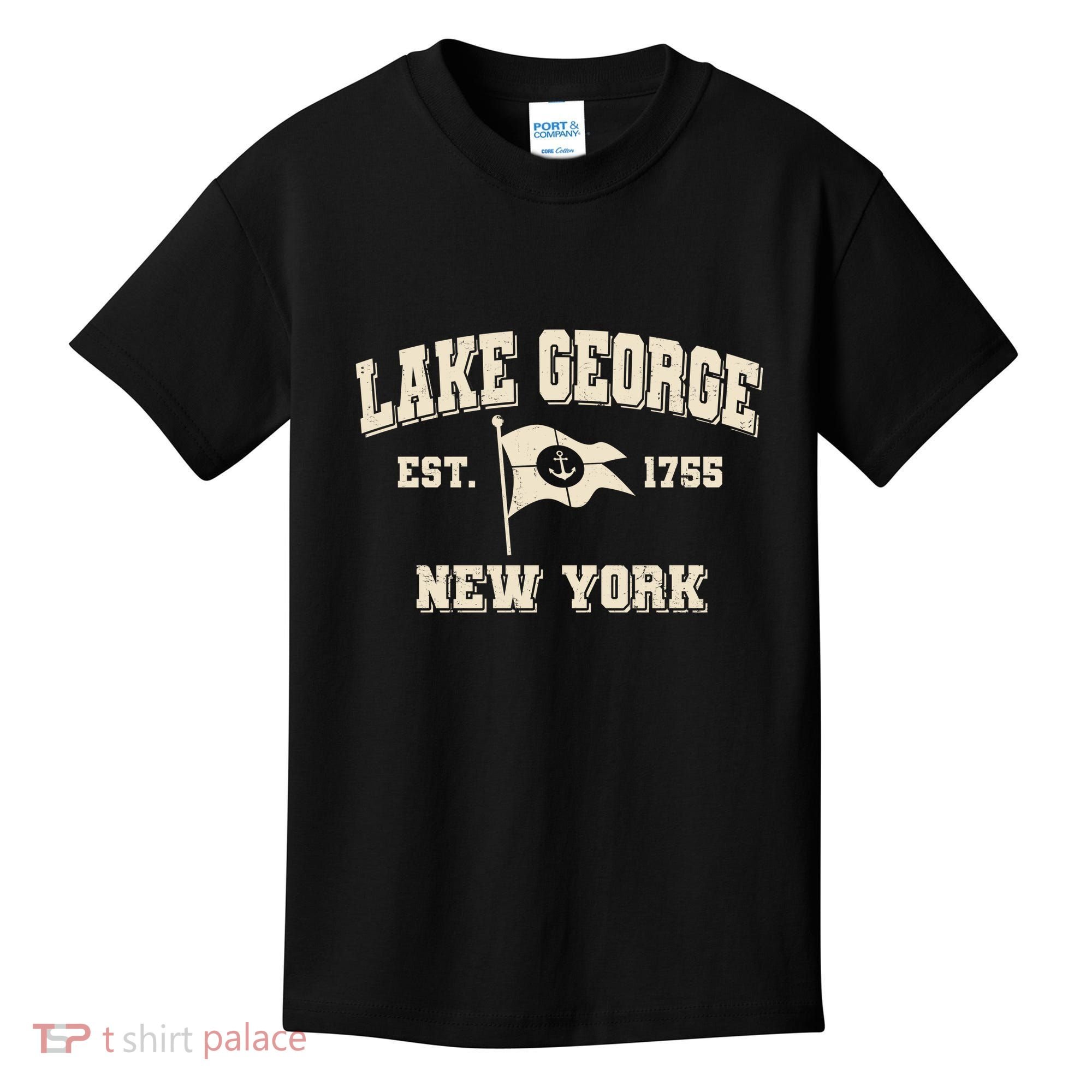 Lake George New York Est. 1755 Kids T-Shirt