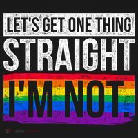 Lets Get One Thing Straight Im Not Lgbt Funny Gift Women's Hoodie thumb 2